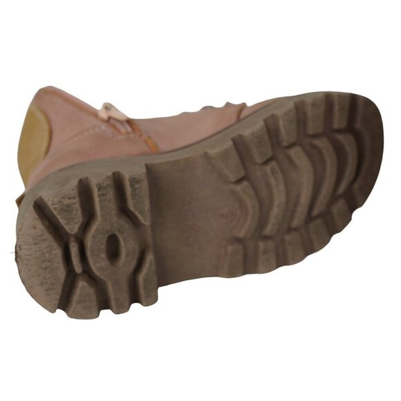 EUC Onka Pink Boots Lace Up Girls Size 9 - Picture 3 of 5